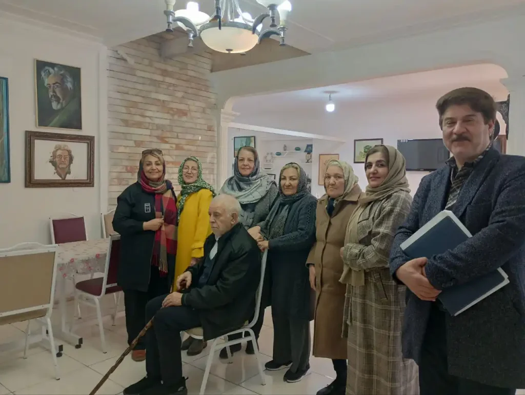 Visit to Neshat Nursing Home, managed by Ms. Safaiyan, to get to know the needs of the elderly.