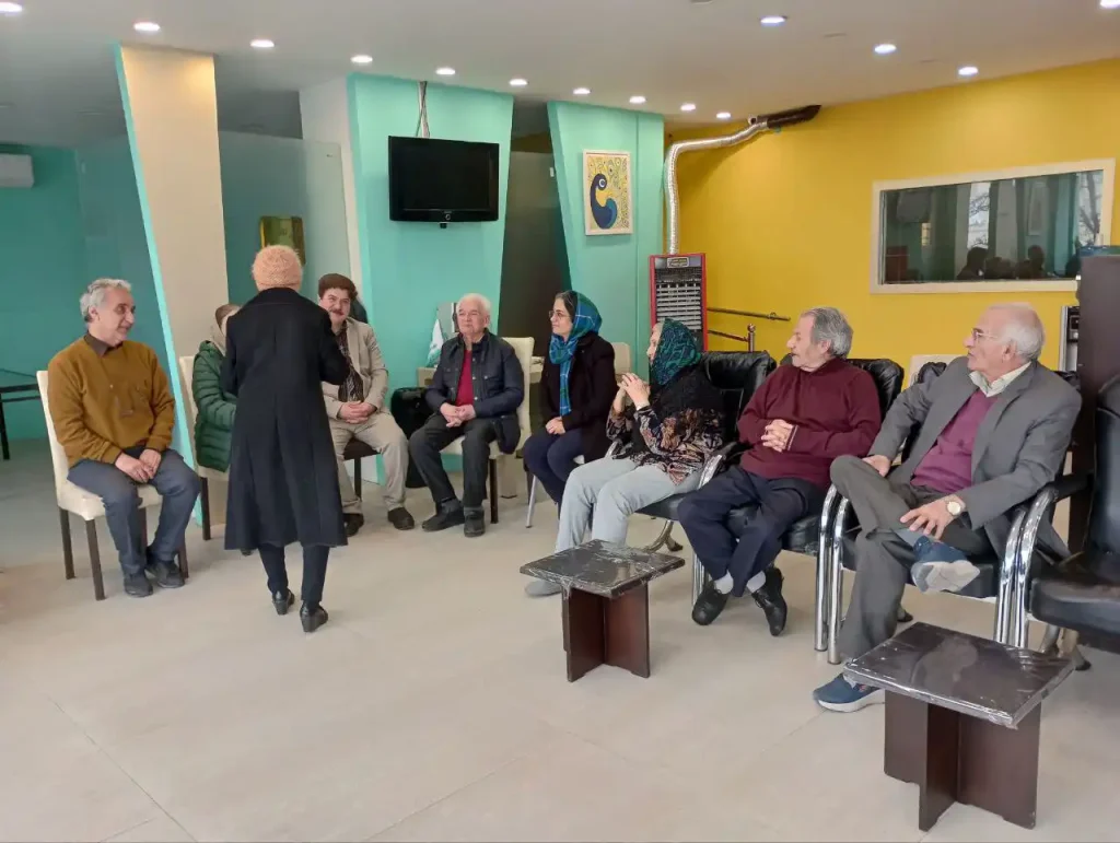 Visit to Yadegar Nursing Home, managed by Dr. Mirzaei, to get to know the needs of the elderly.